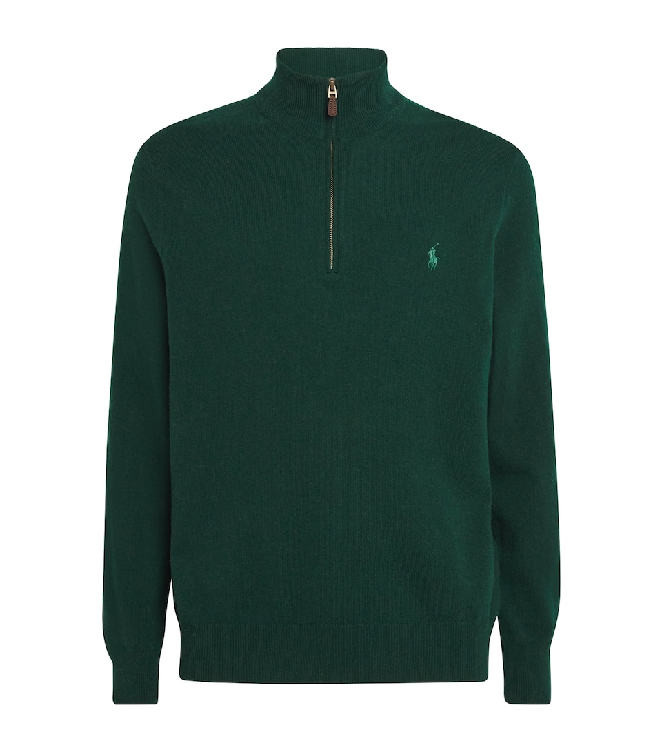 Wool Quarter-Zip Sweater