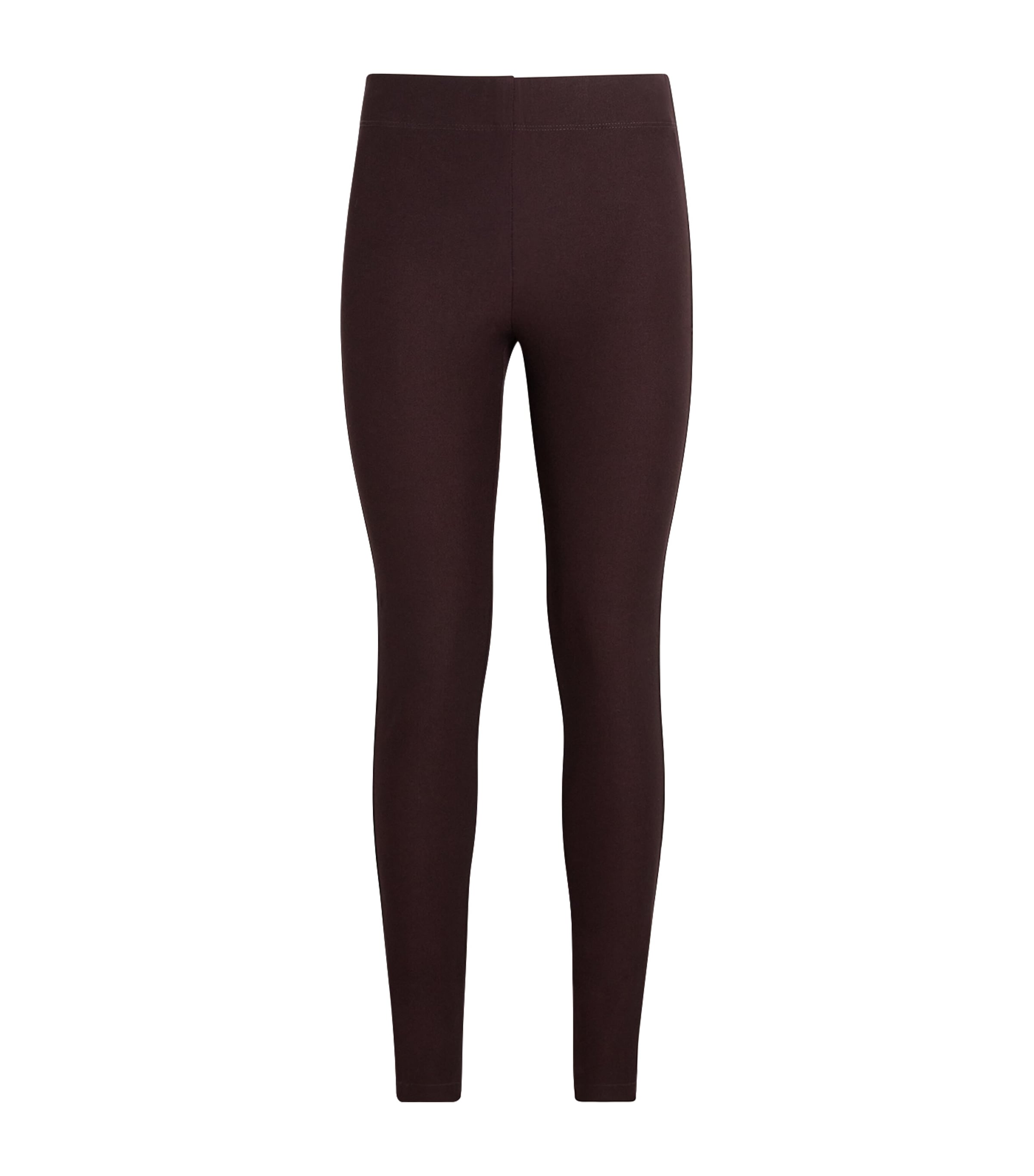 Joseph Womens Gabardine Stretch Leggings Mahogany