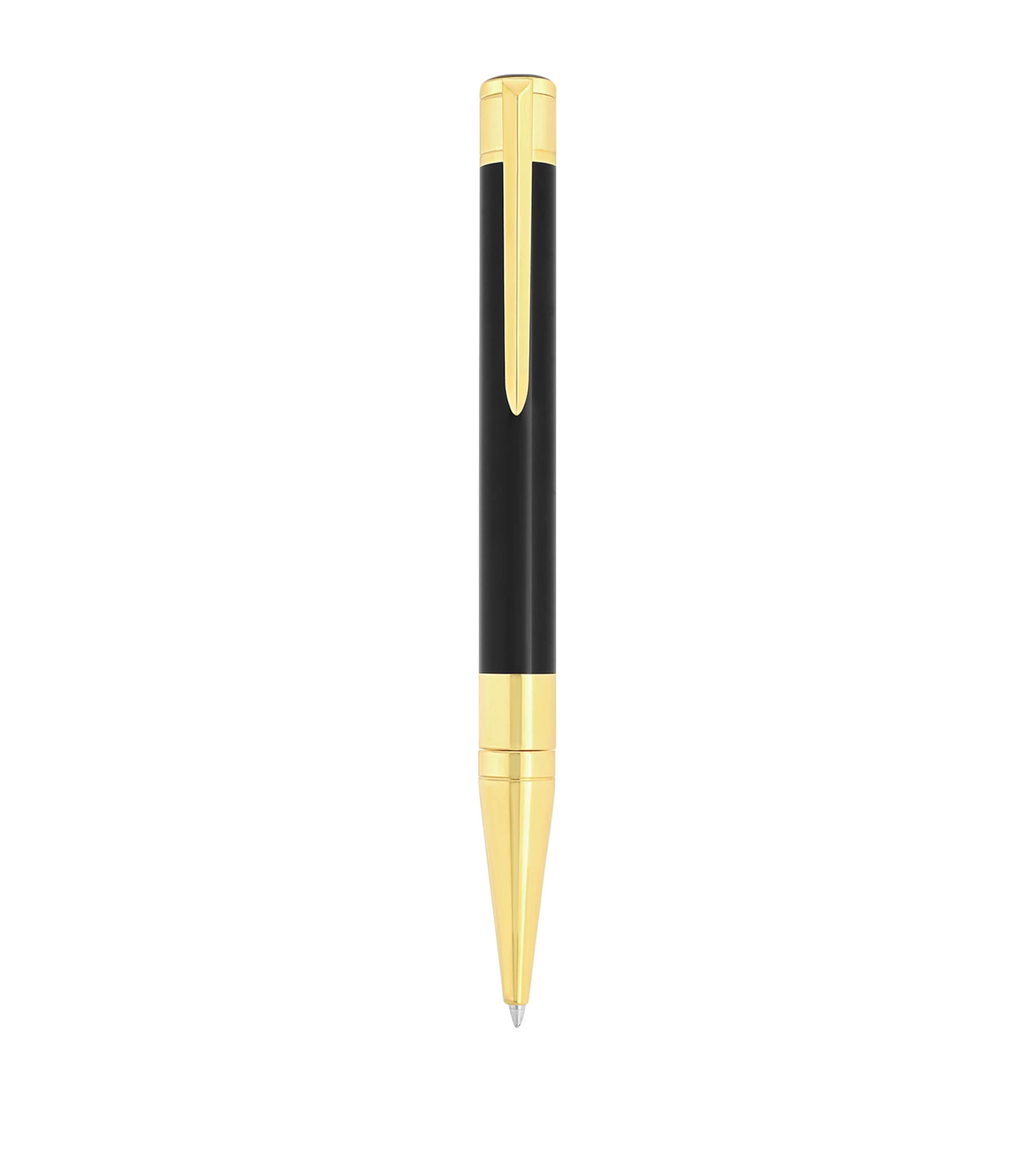 S.T. Dupont Initial Ballpoint Pen Black & Golden