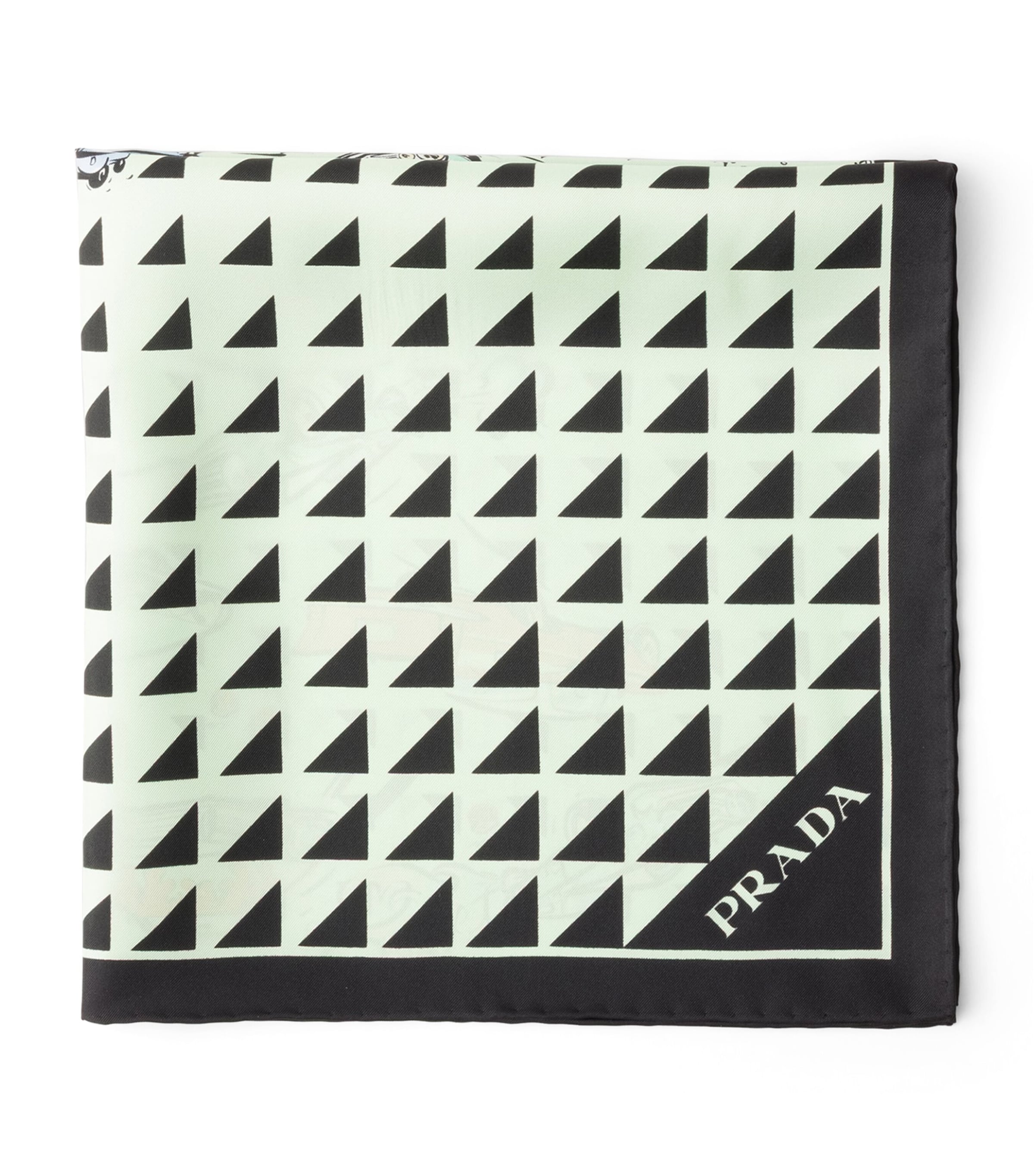 Prada Silk Twill Printed Scarf