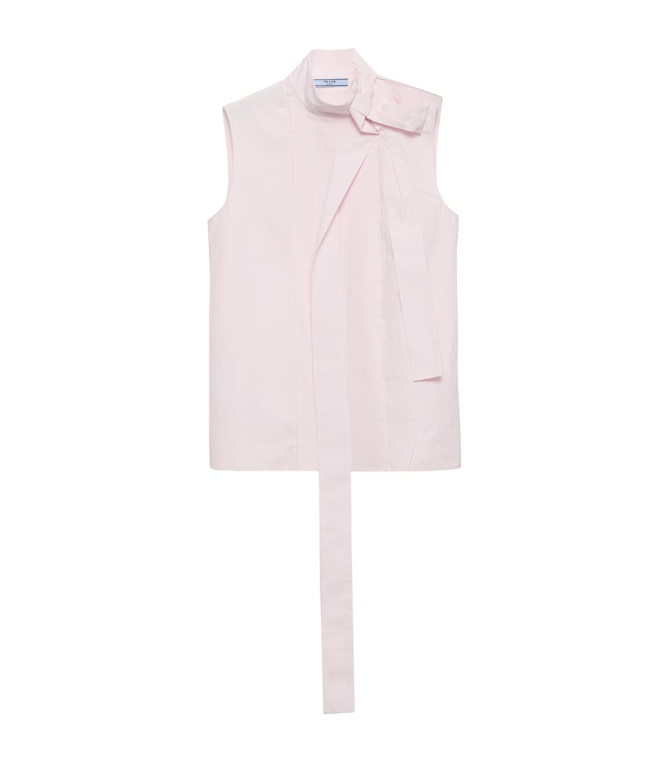 Cotton Poplin Embroidered Blouse