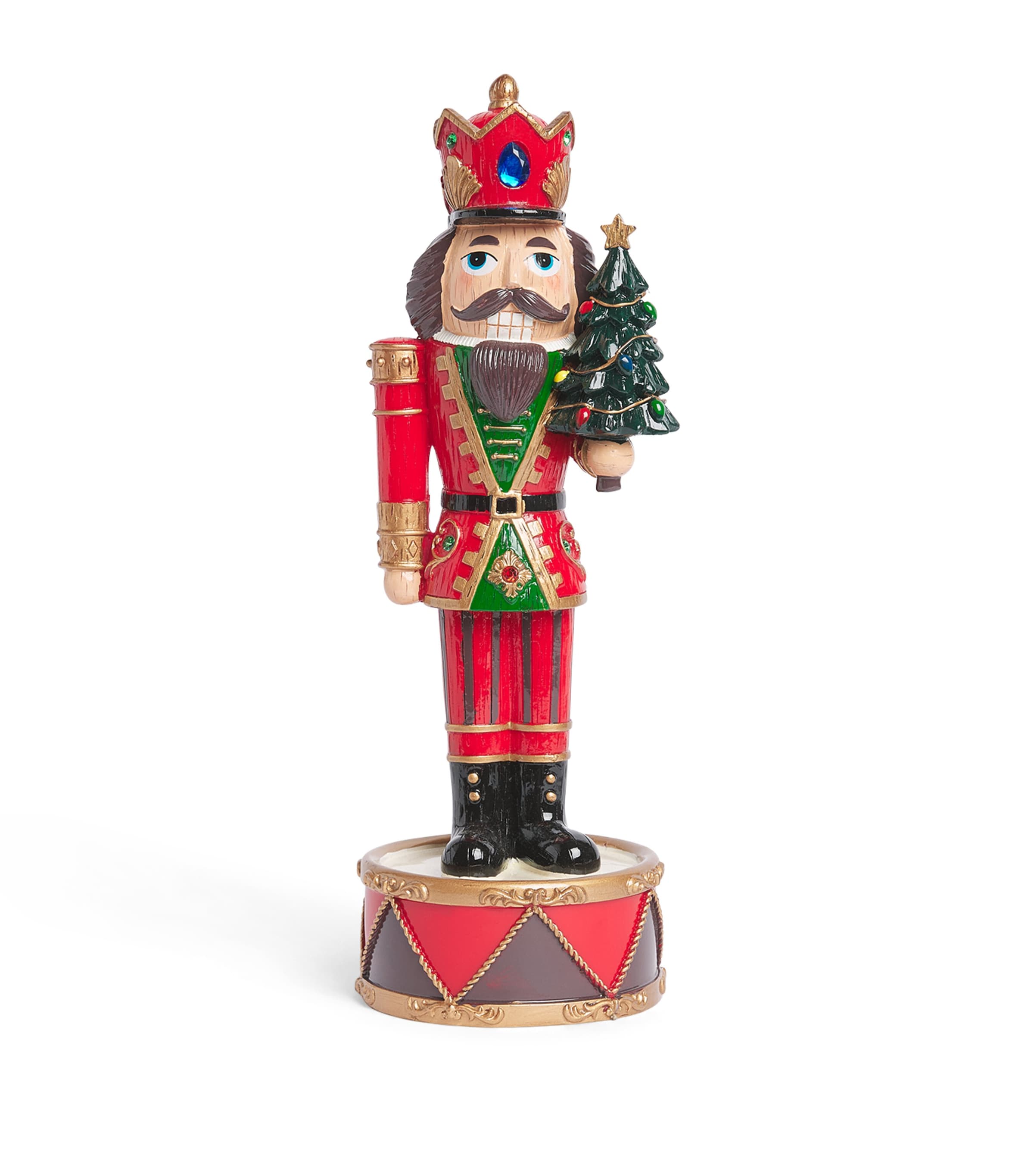 Harrods Nutcracker with Drum Ornament Red