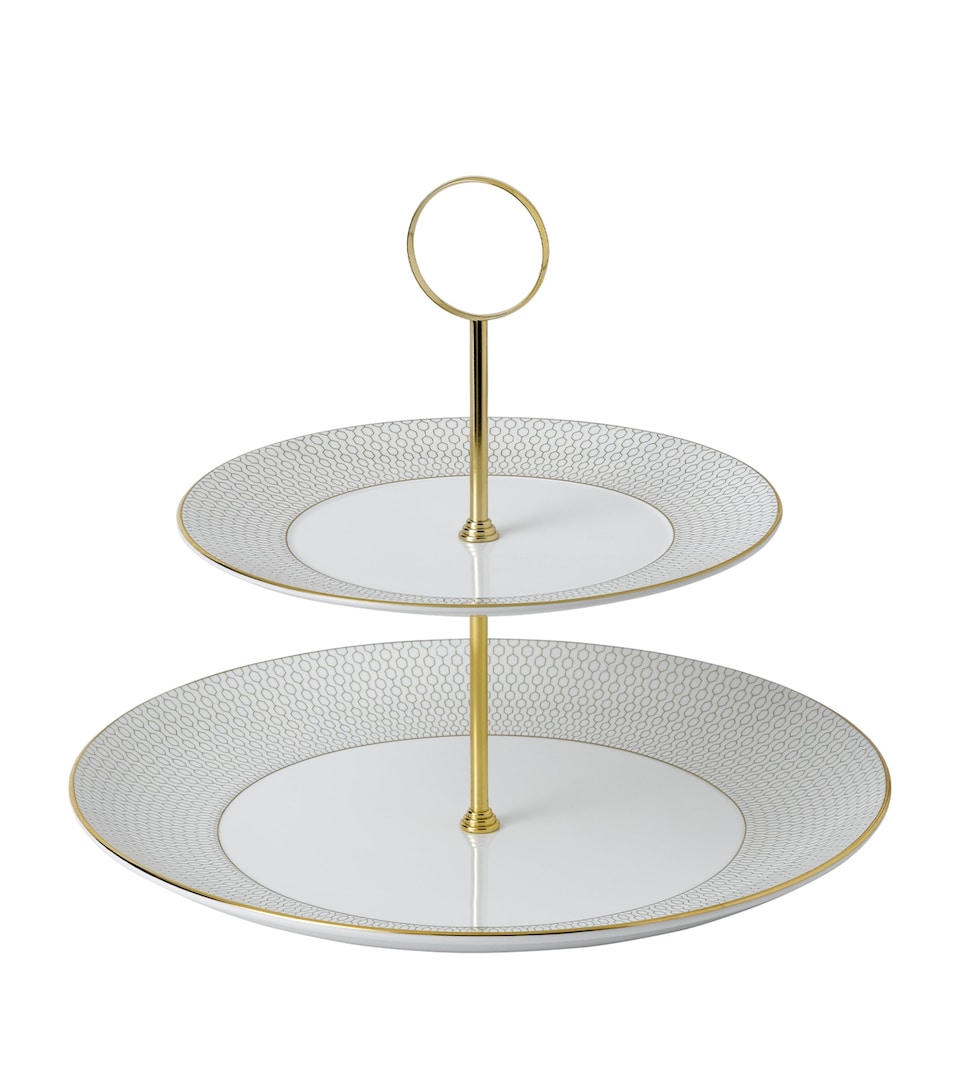 Gio Gold 2-Tier Cake Stand