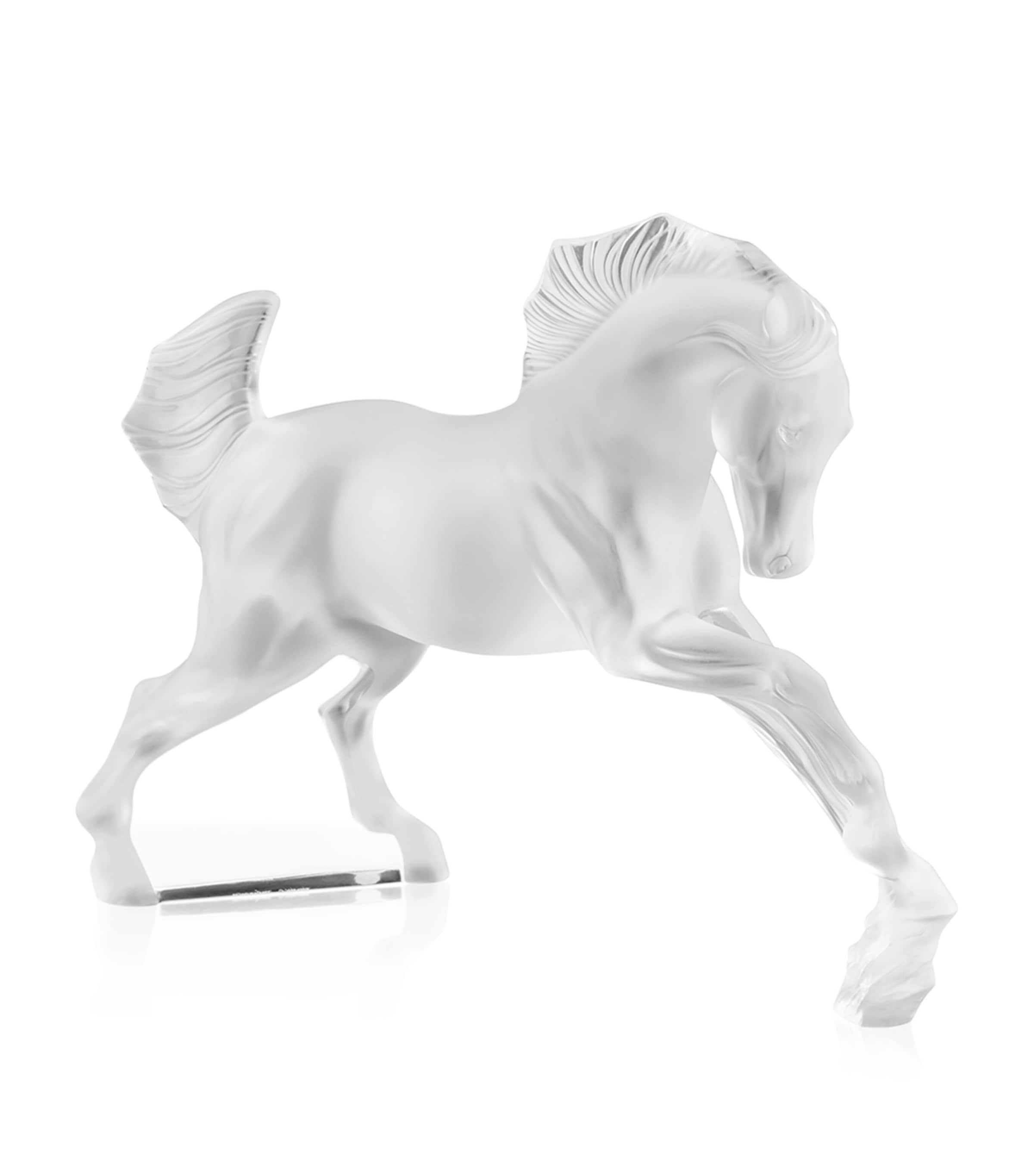 Lalique Horse Sculpture Incolore