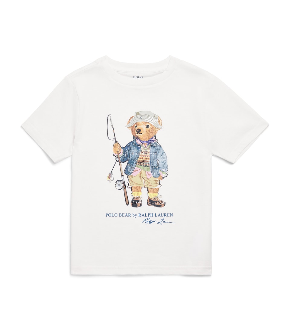 Ralph Lauren Kids Cotton Polo Bear T-Shirt (2-7 Years) White