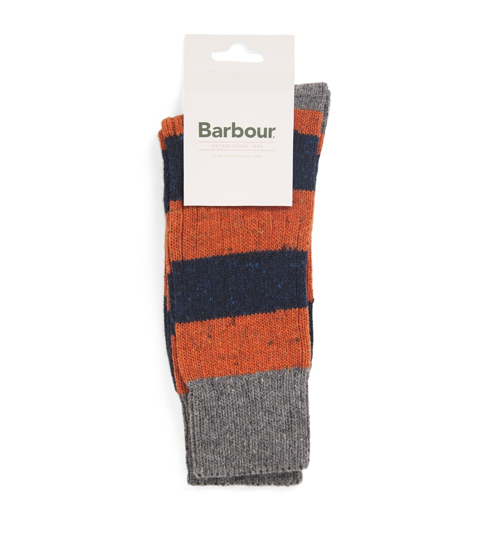 Wool-Blend Houghton Stripe Socks