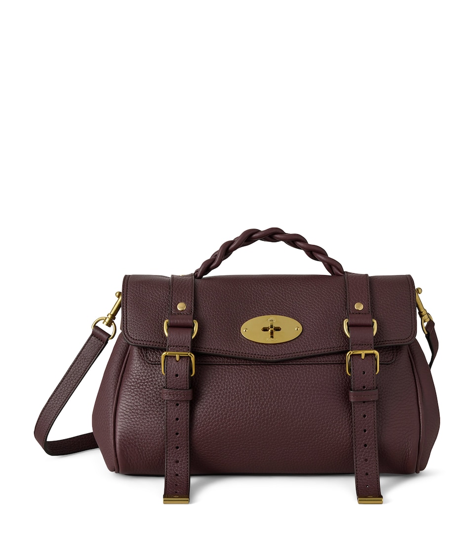 Mulberry Leather Alexa Cross-Body Bag Oxblood