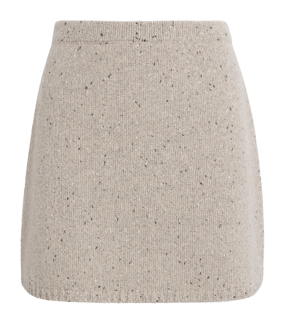Wool-Cotton-Cashmere Mini Skirt