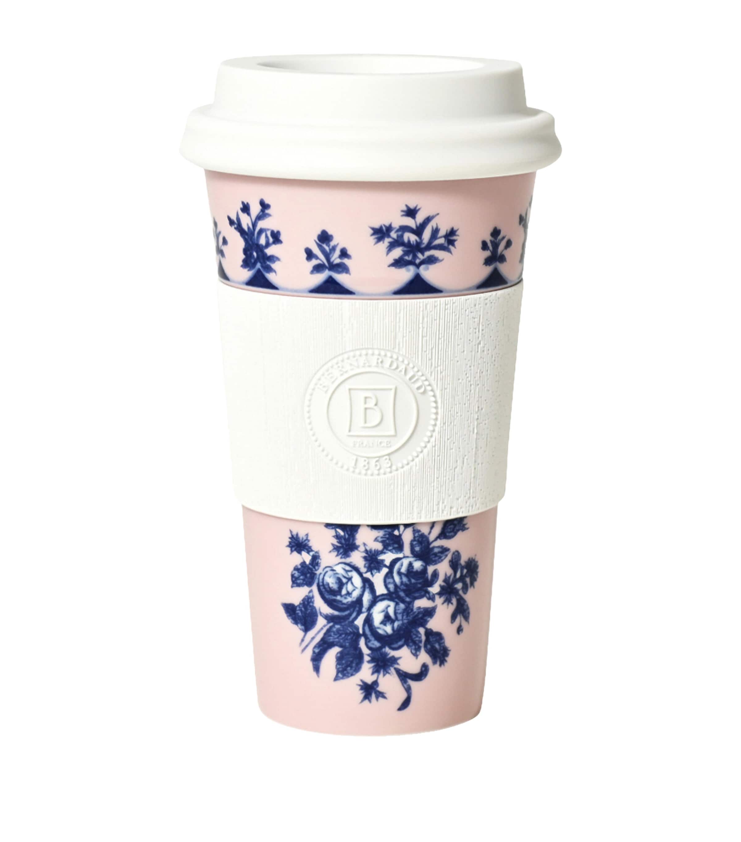Bernardaud Chateaubriand Couleur Nomad Travel Mug Pink