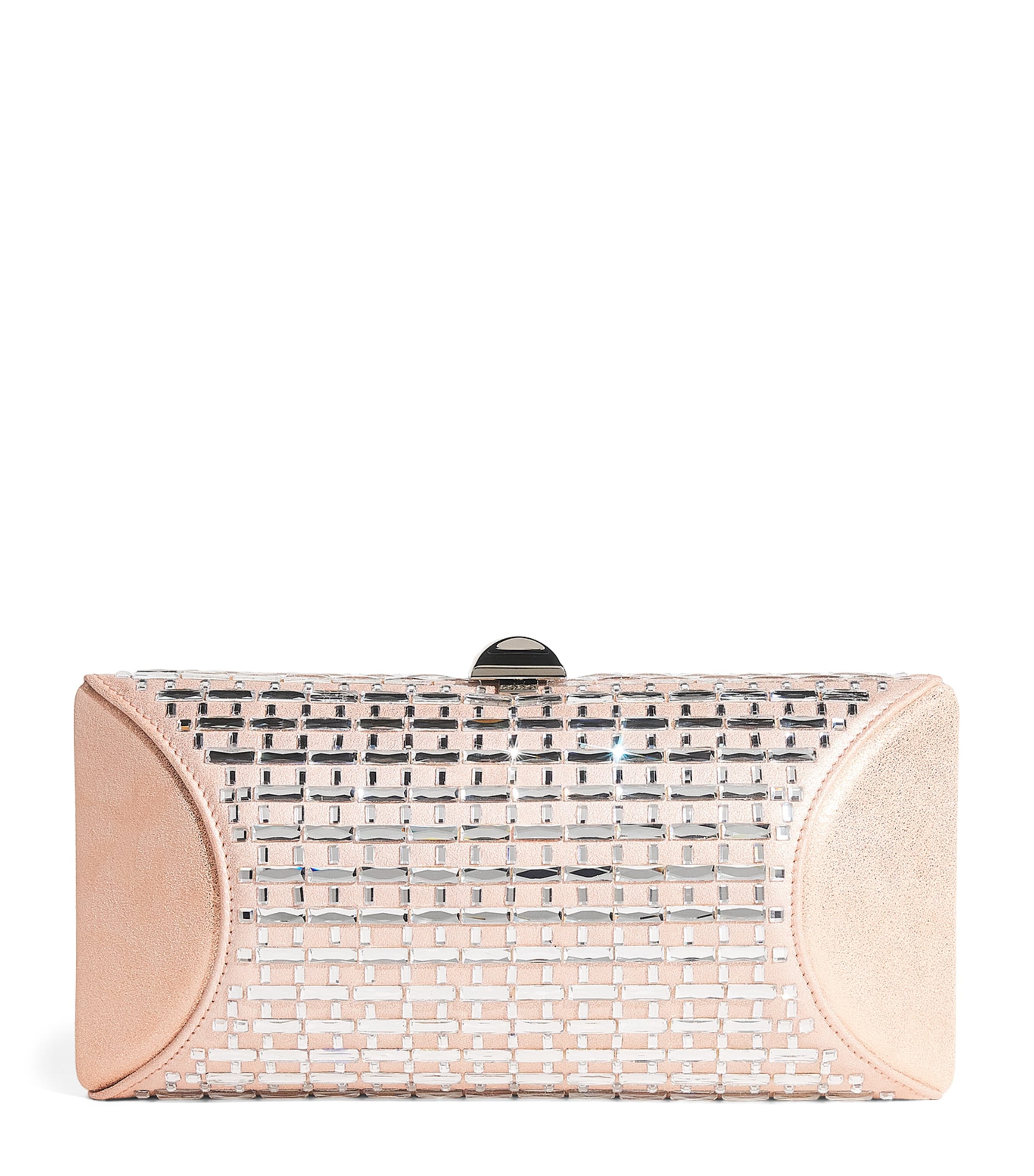 Satin Embellished Tube Plus Clutch Bag