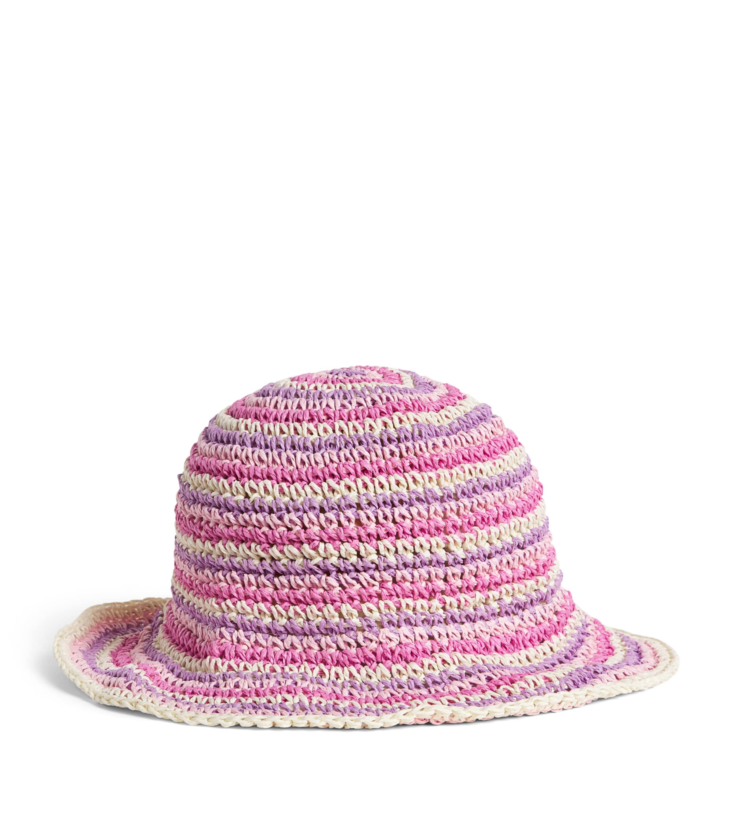 Missoni Crochet Stripe Bucket Hat