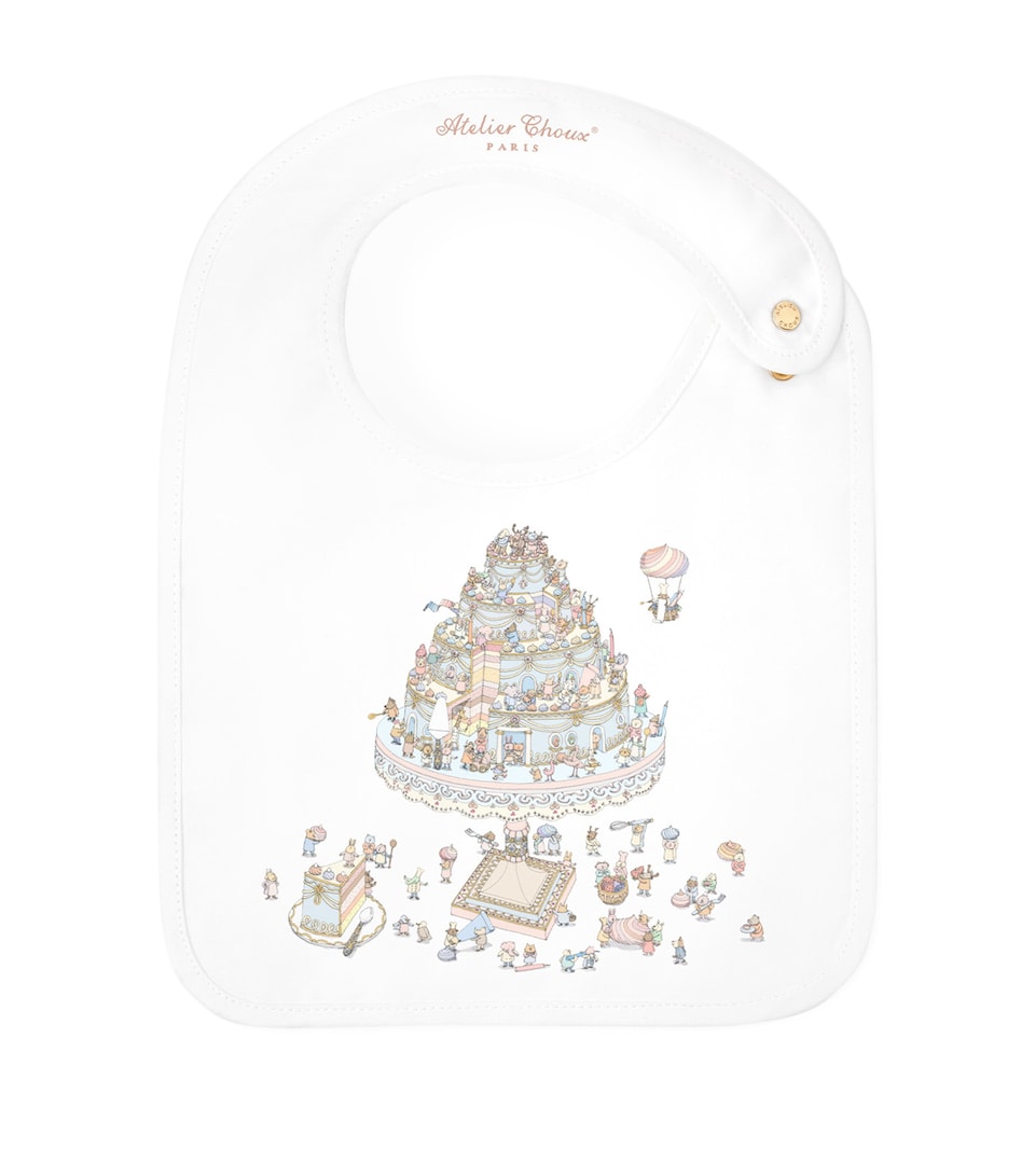 Organic Cotton Le Gâteau Bib (Newborn-3 Years)
