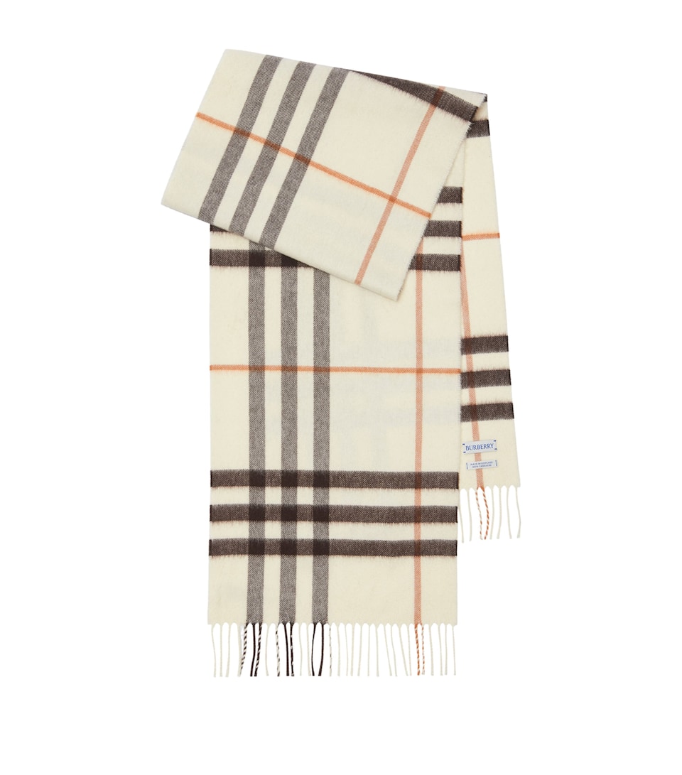 Cashmere Check Scarf