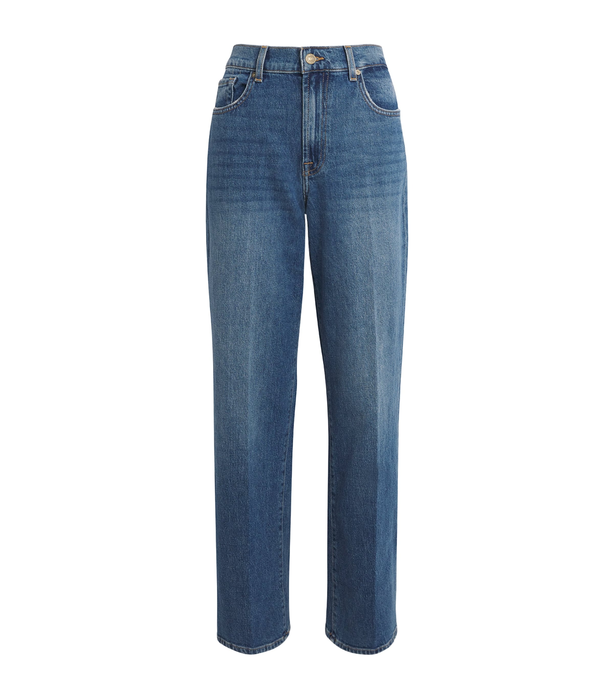 Stovepipe Straight Jeans