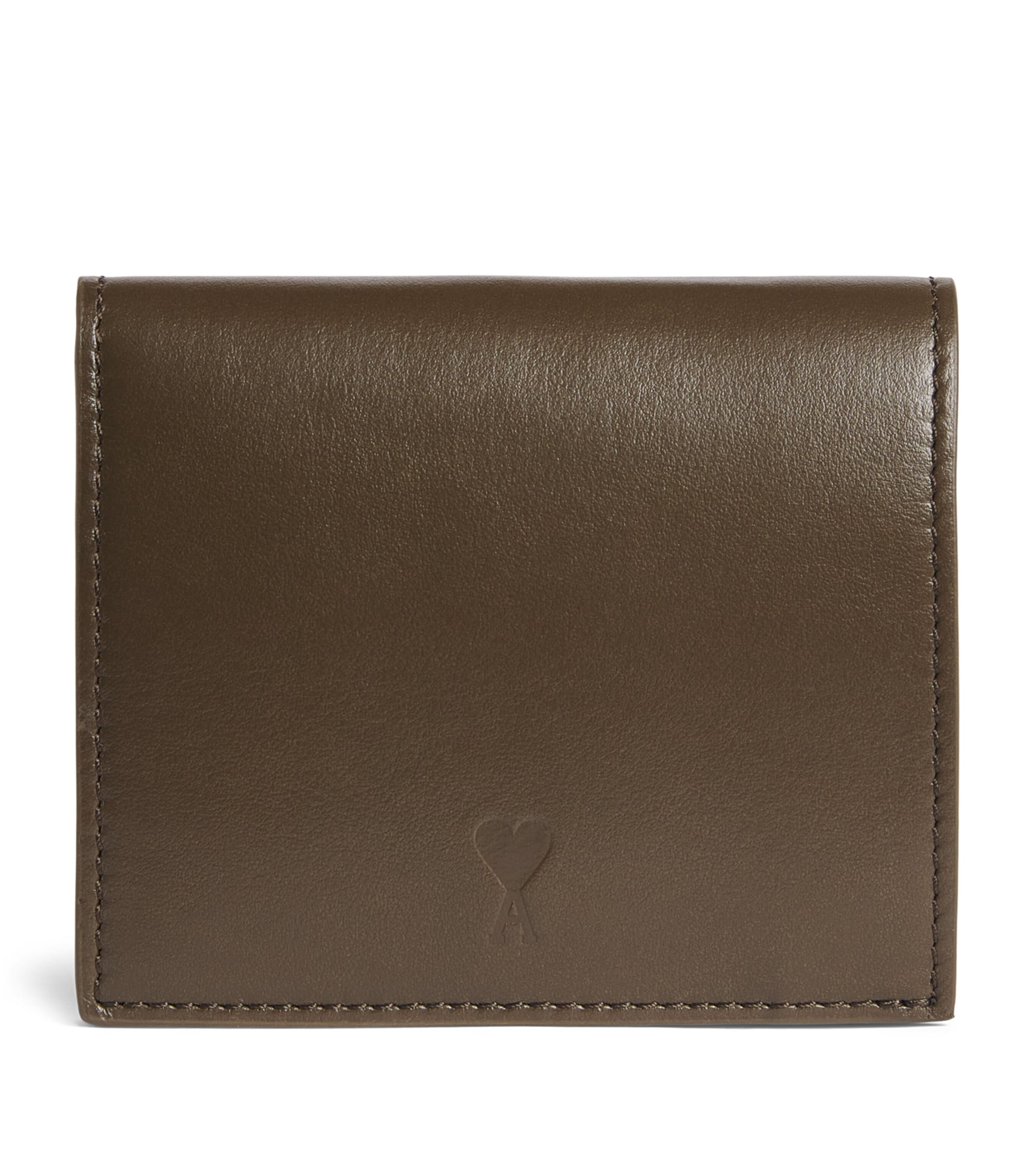 AMI Paris Leather Ami De Coeur Wallet Truffe