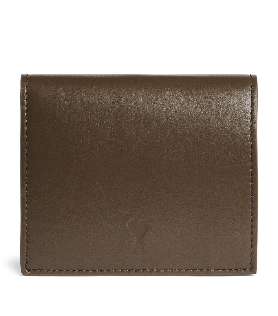 AMI Paris Leather Ami De Coeur Wallet Truffe