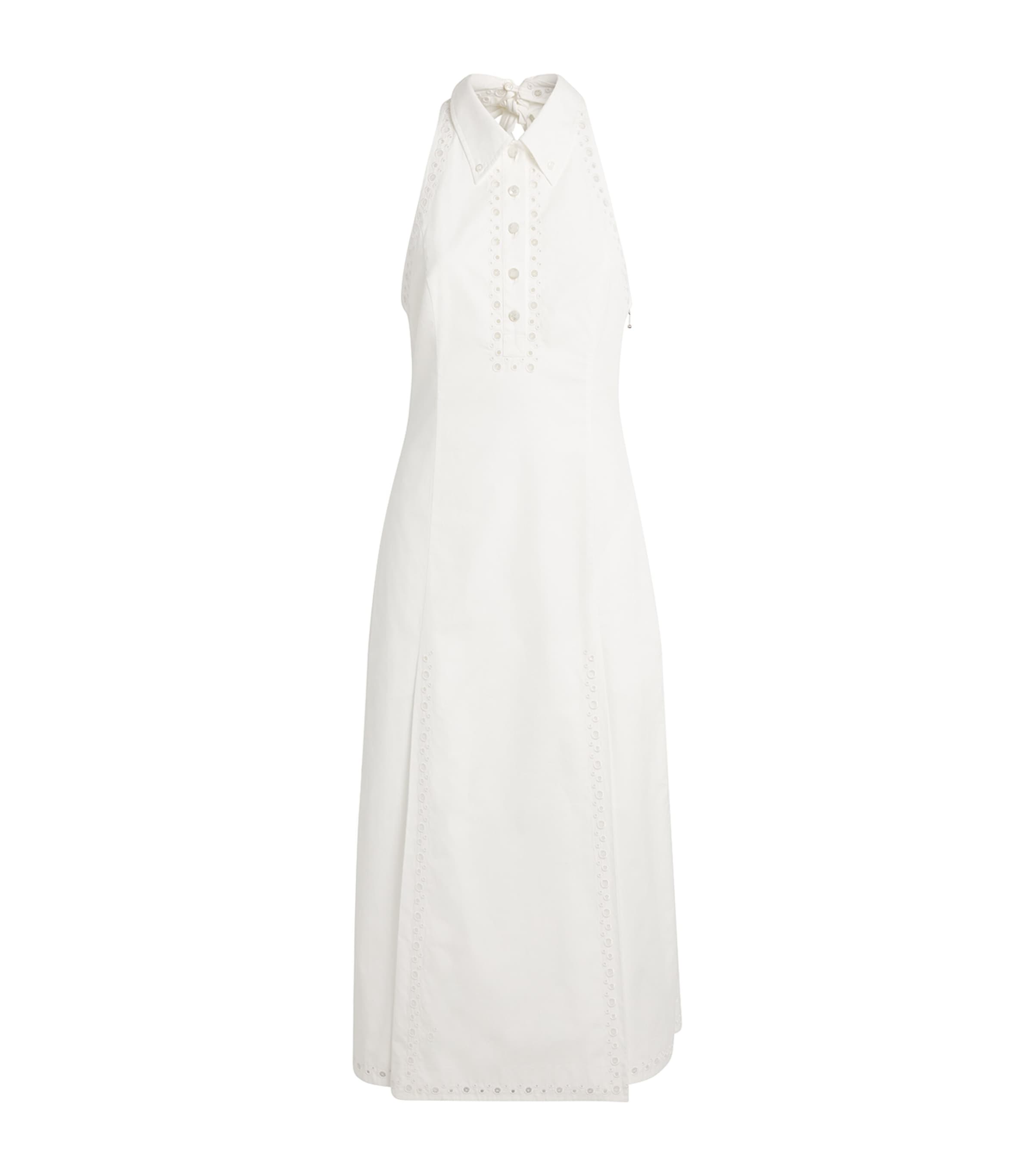Cotton Anglaise Shirt Dress