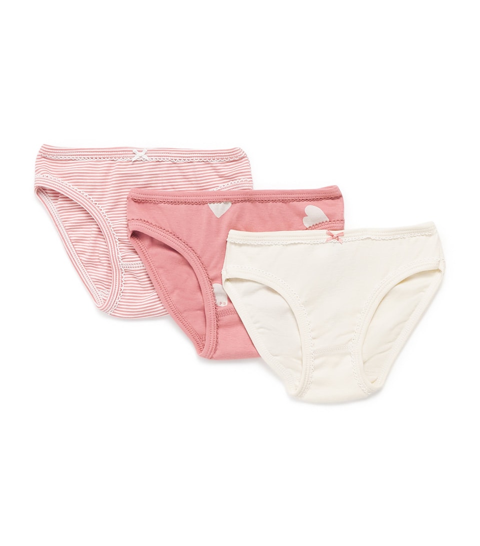 Set of 3 Cotton Briefs (6-12 Years)