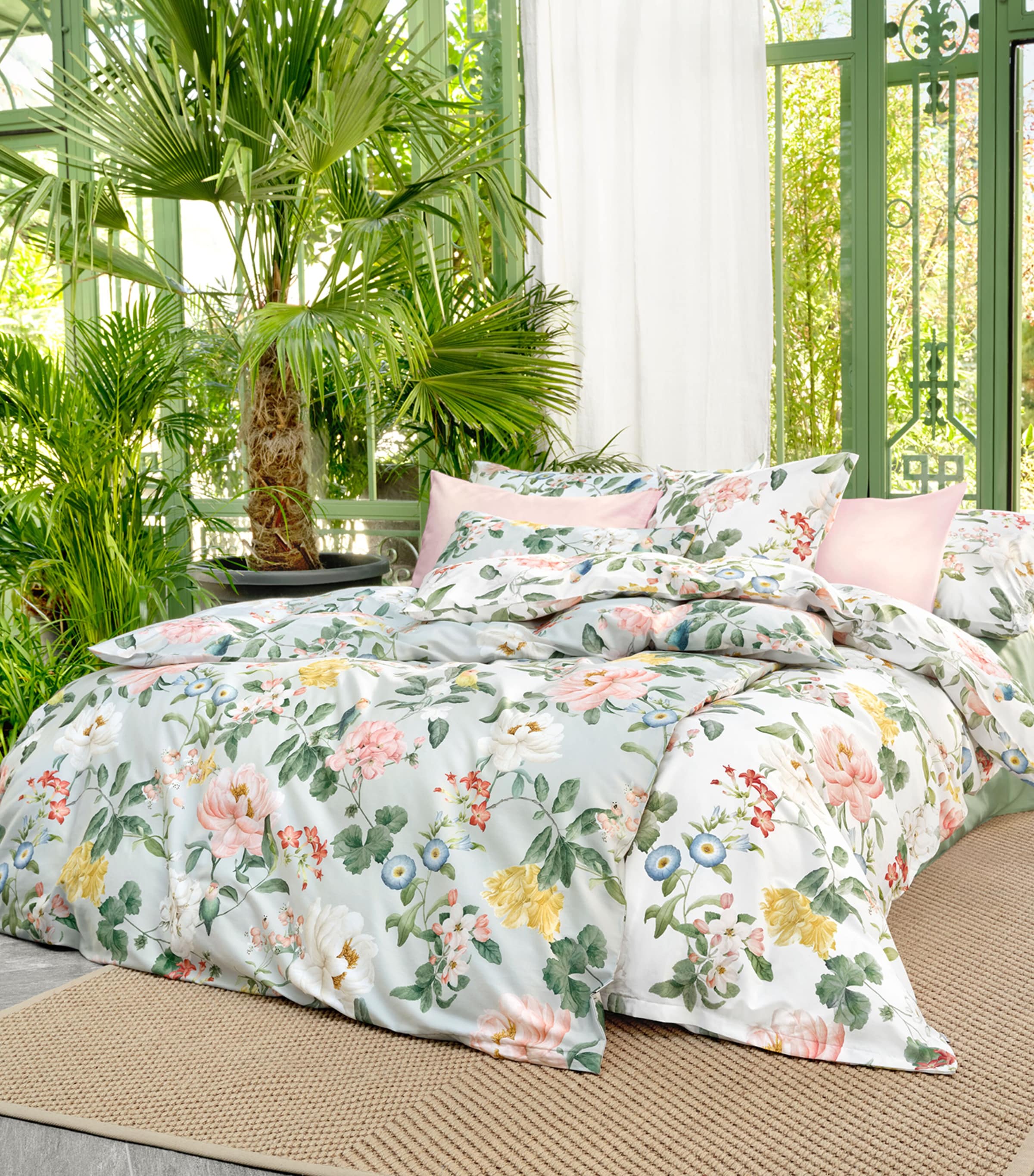 Schlossberg Floral Artemis-Noblesse King Duvet Cover Vert