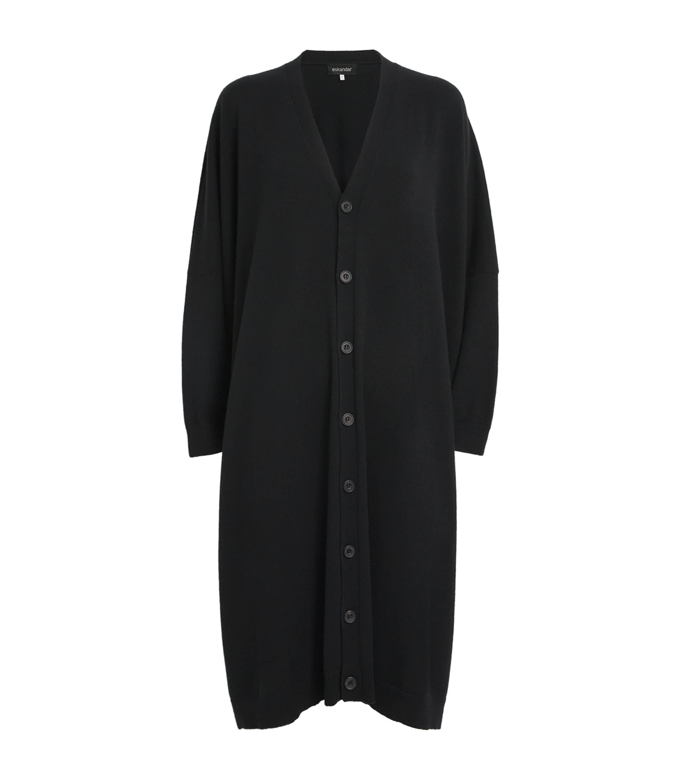 Cashmere Wide Longline Cardigan