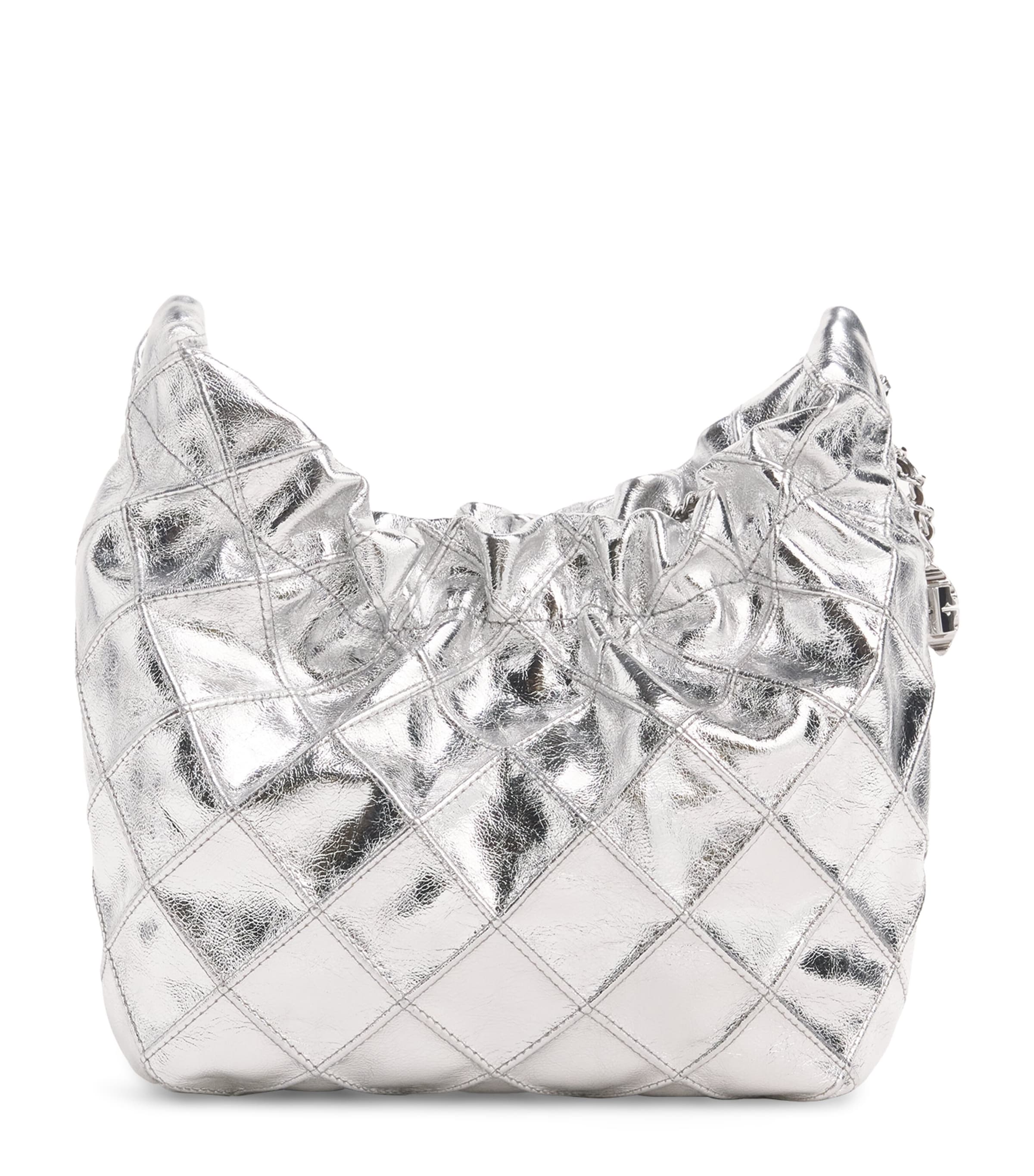 Mini Metallic Leather Fleming Shoulder bag