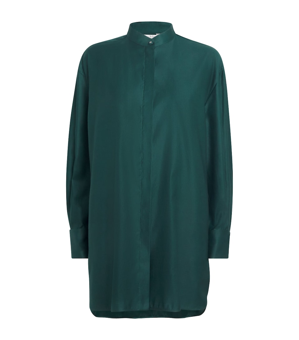 Cotton Satin Oversized Shirt