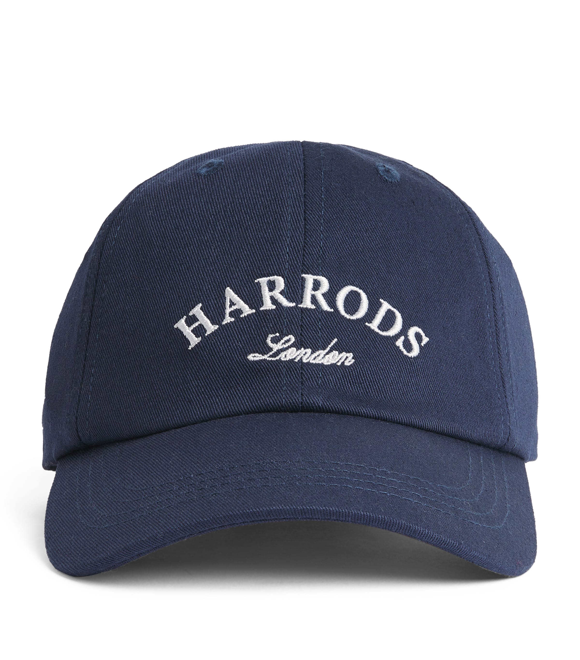 Harrods Cotton Logo Cap Navy