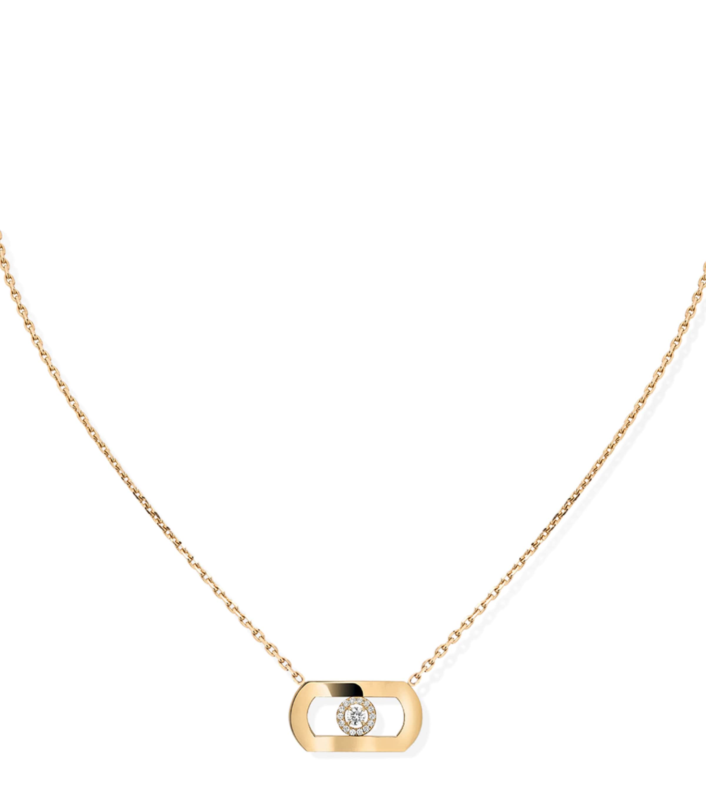 Yellow Gold and Diamond So Move Necklace