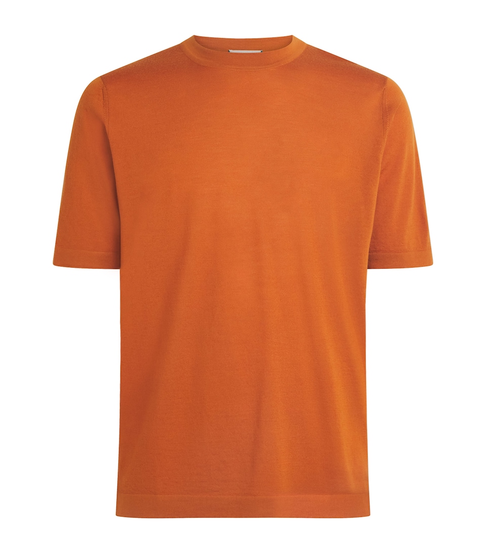 Fioroni Cashmere Mens Virgin Wool T-Shirt