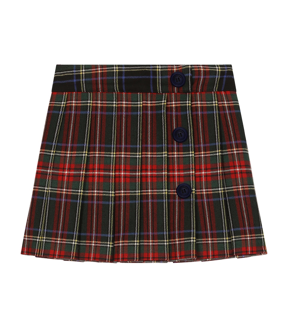 Tartan Pleated Mini Skirt (8-12+ Years)
