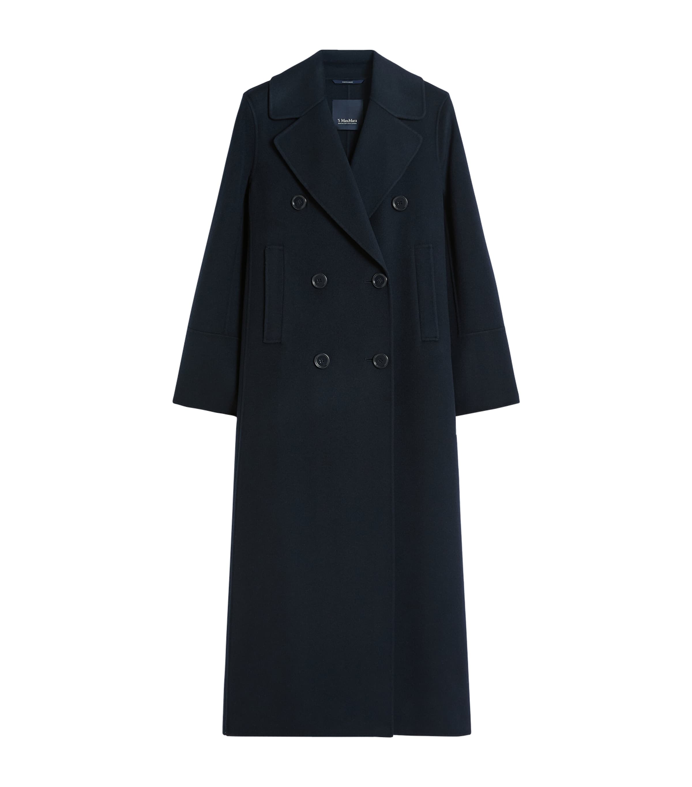 Virgin Wool Double-Breasted Coat