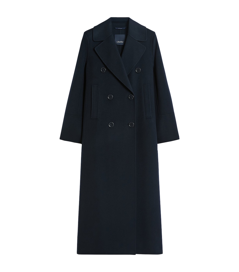 Virgin Wool Double-Breasted Coat