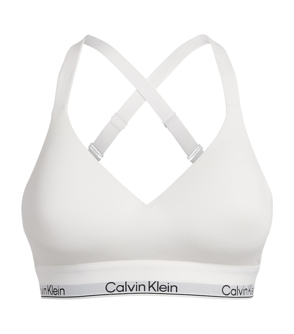 Calvin Klein Womens Icon Lift Bralette White