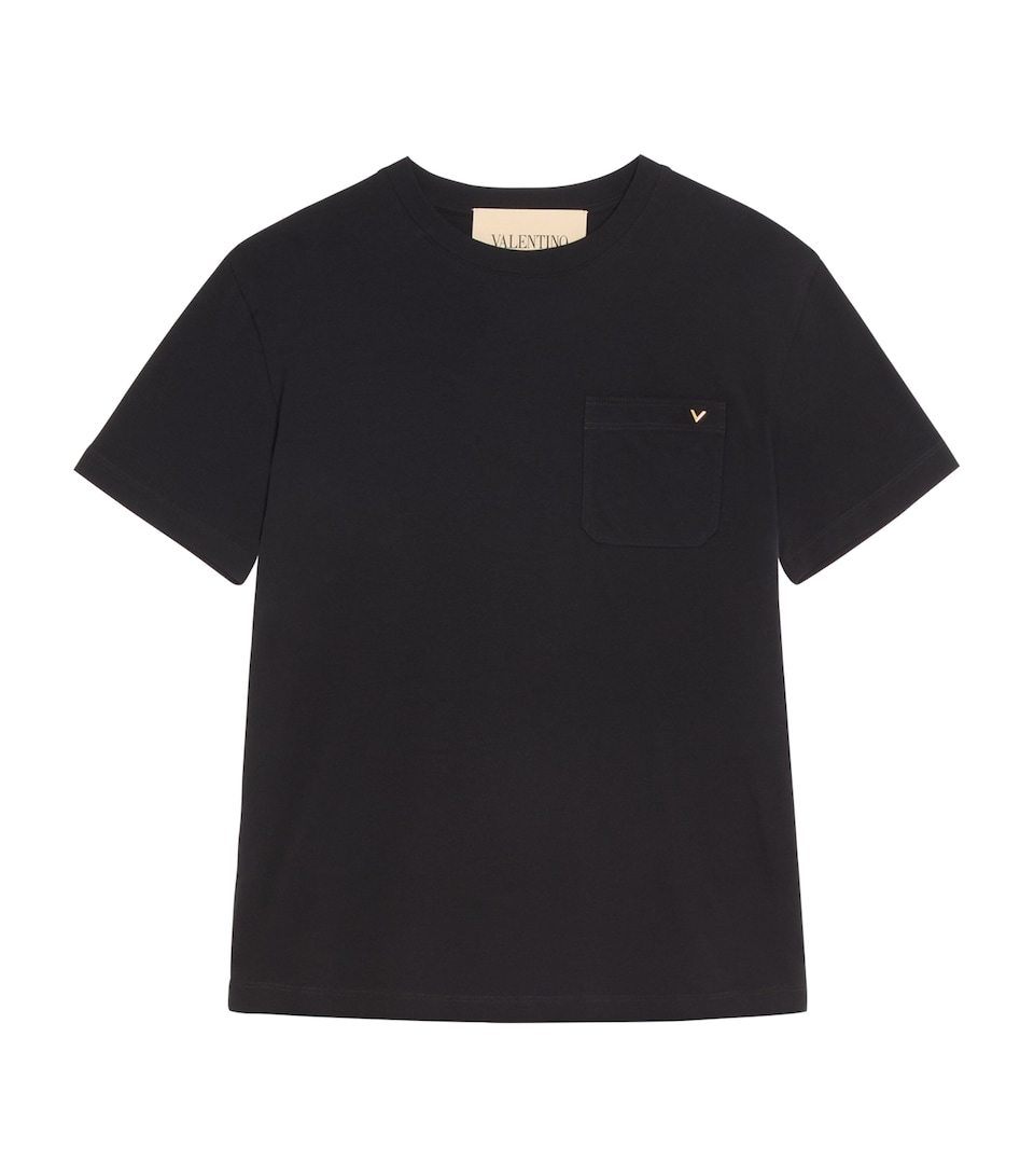 Valentino Garavani Mens Cotton VGold T-Shirt