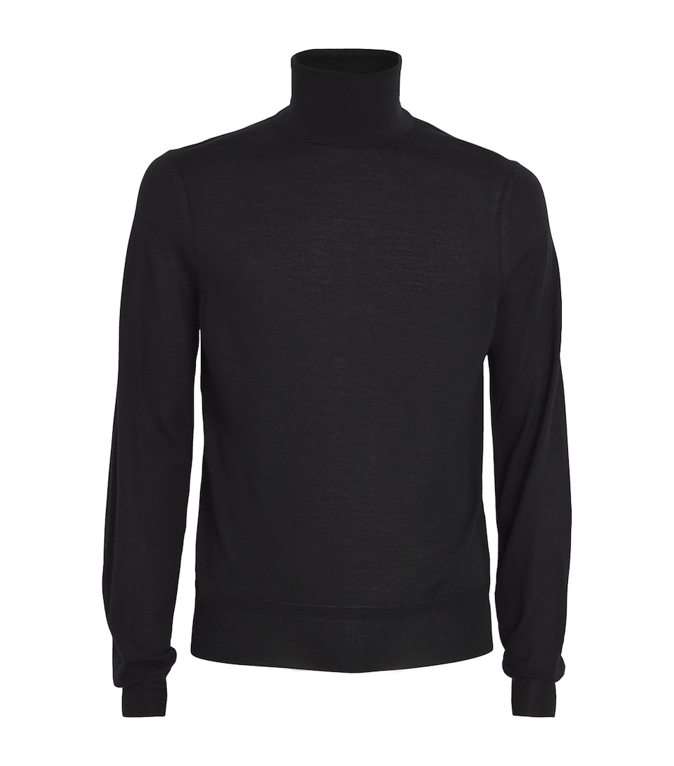 Cashmere-Silk Rollneck Sweater