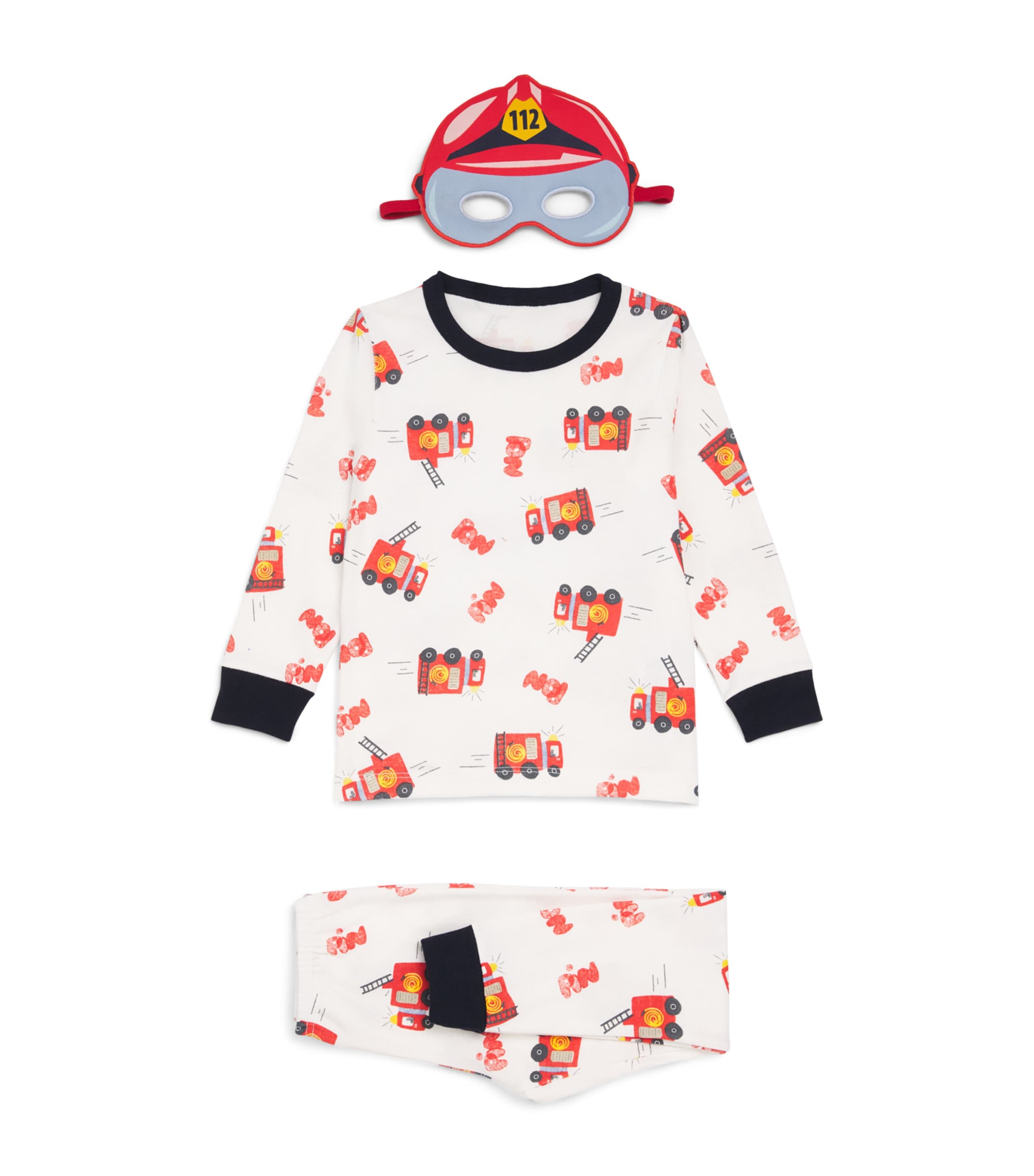 Petit Bateau Firefighter Pyjama and Mask Set (3-4 Years)