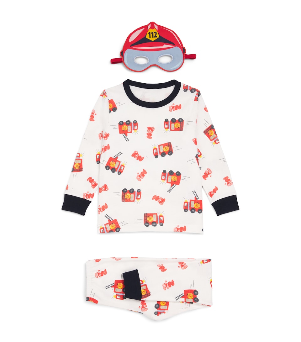Petit Bateau Firefighter Pyjama and Mask Set (3-4 Years)