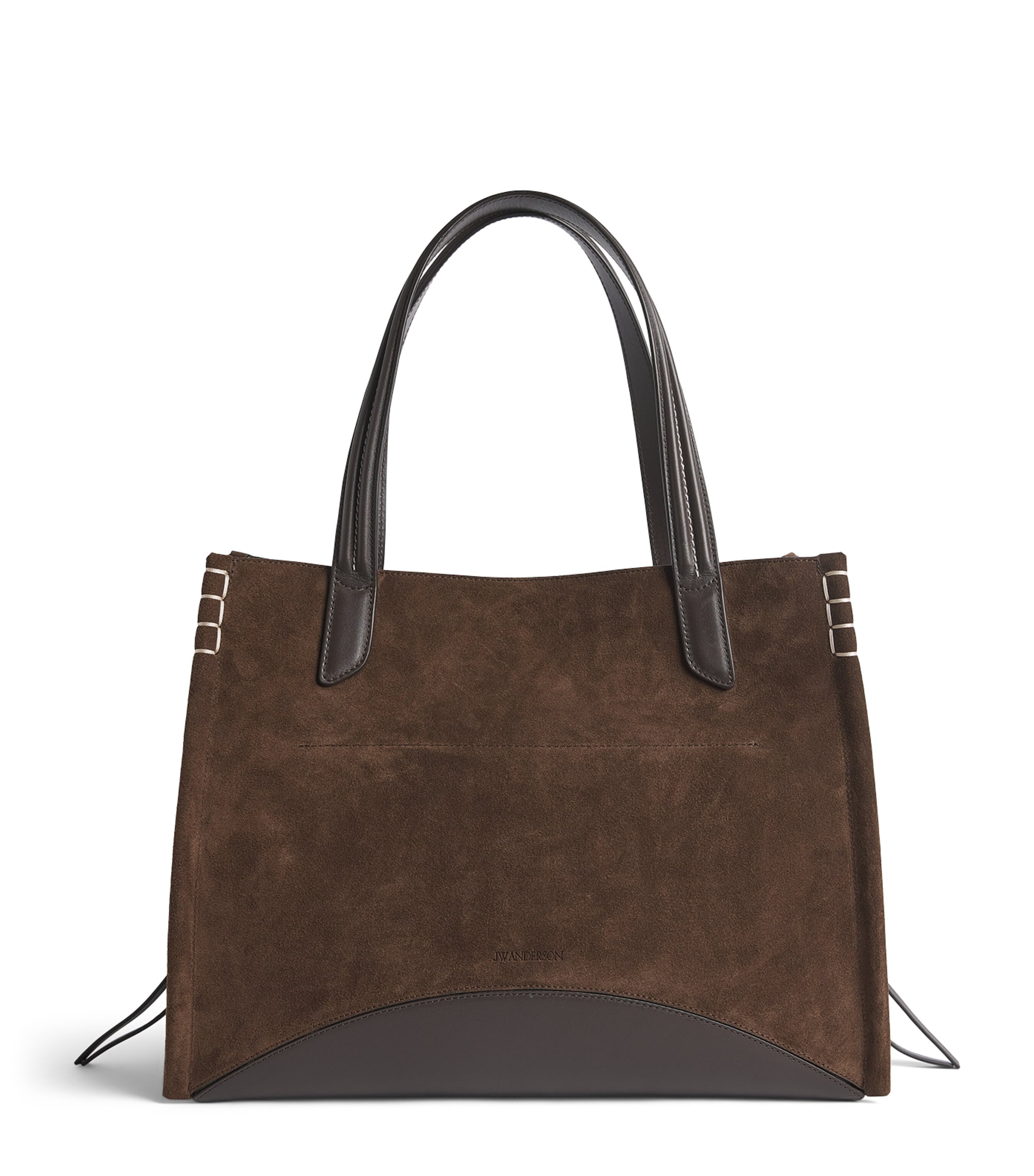 JW Anderson Suede Loafer Cabas Tote Bag Brown