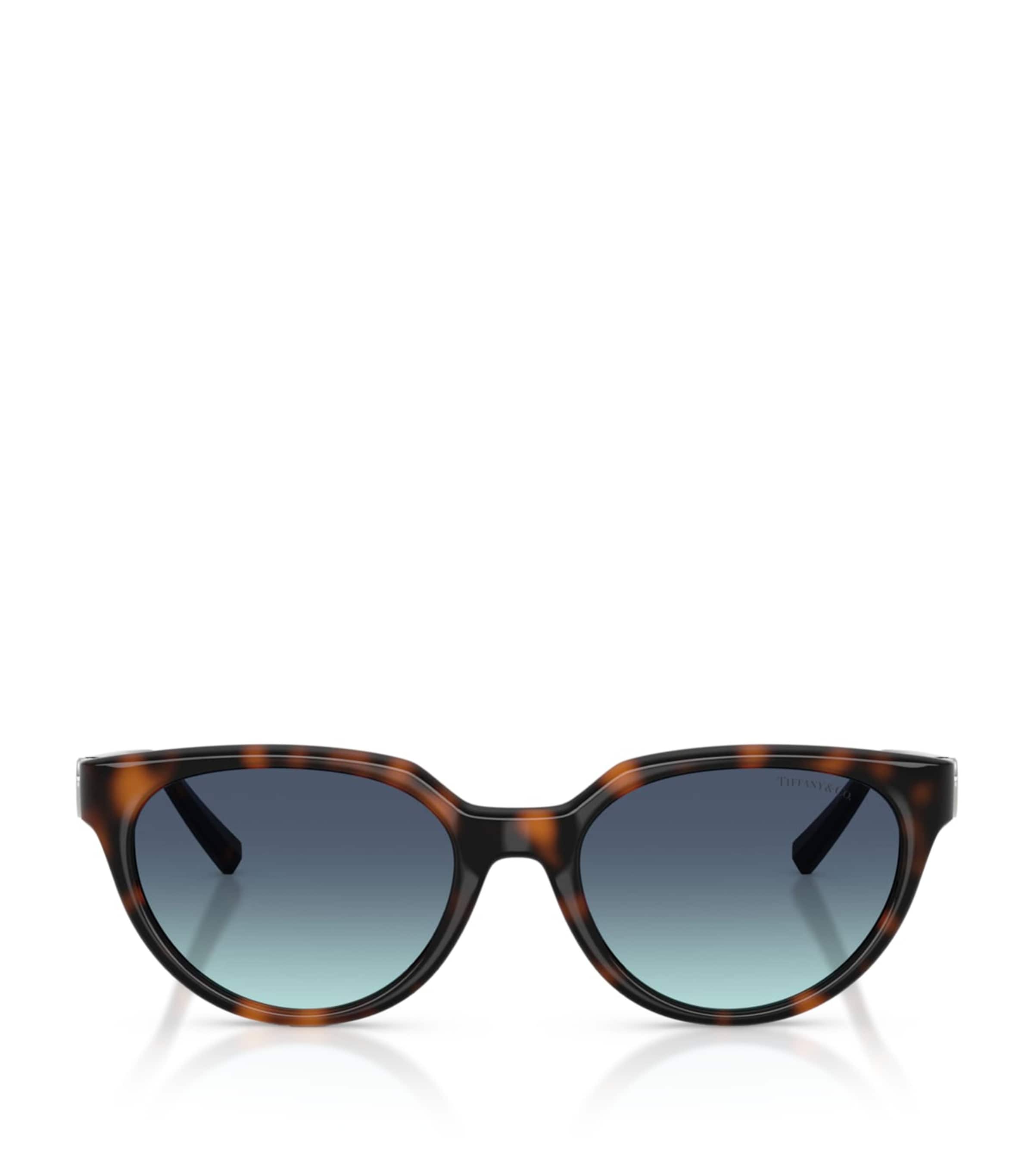 Tiffany & Co. Tortoiseshell Cat Eye Sunglasses Brown