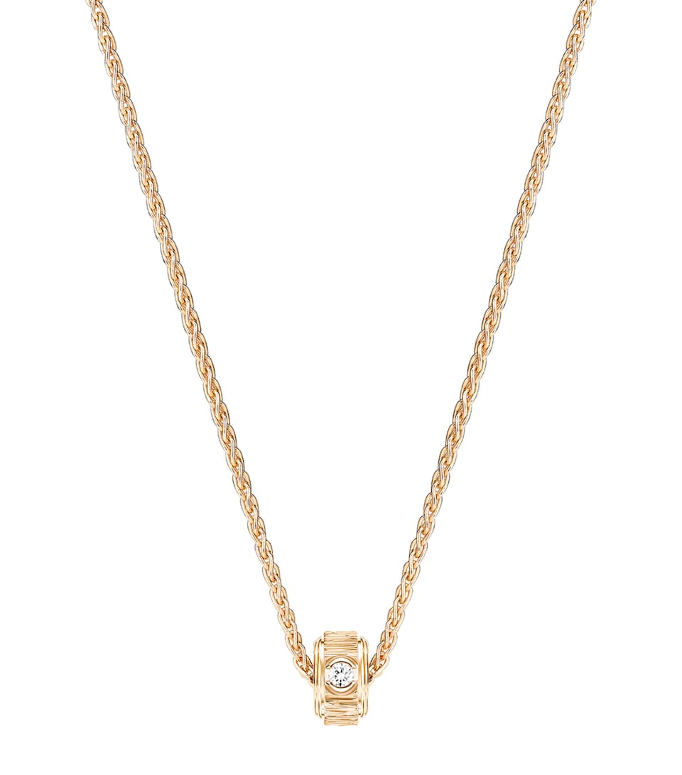 Piaget Rose Gold and Diamond Possession Pendant Necklace Pink Gold
