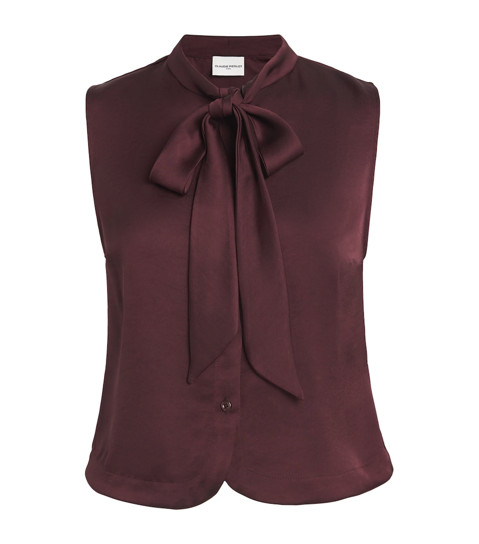 Lavallière-Neck Top