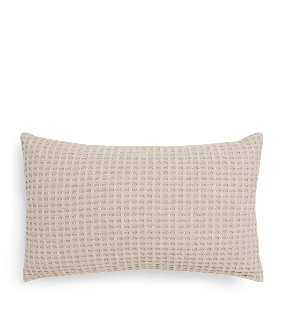 Peter Reed Textured Checkers Cushion (50cm x 30cm) Neutral
