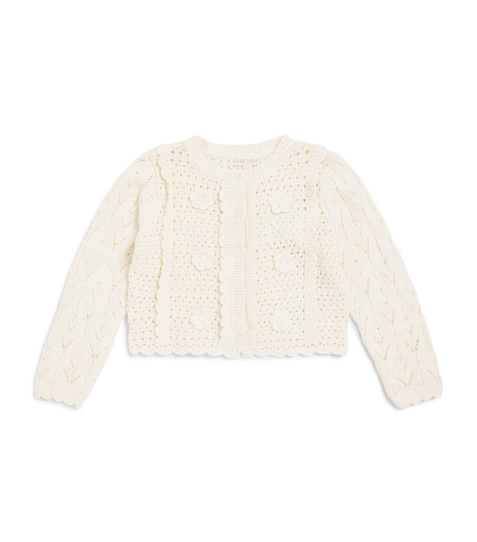 Louise Misha Cotton Chai Cardigan (3-4 Years)