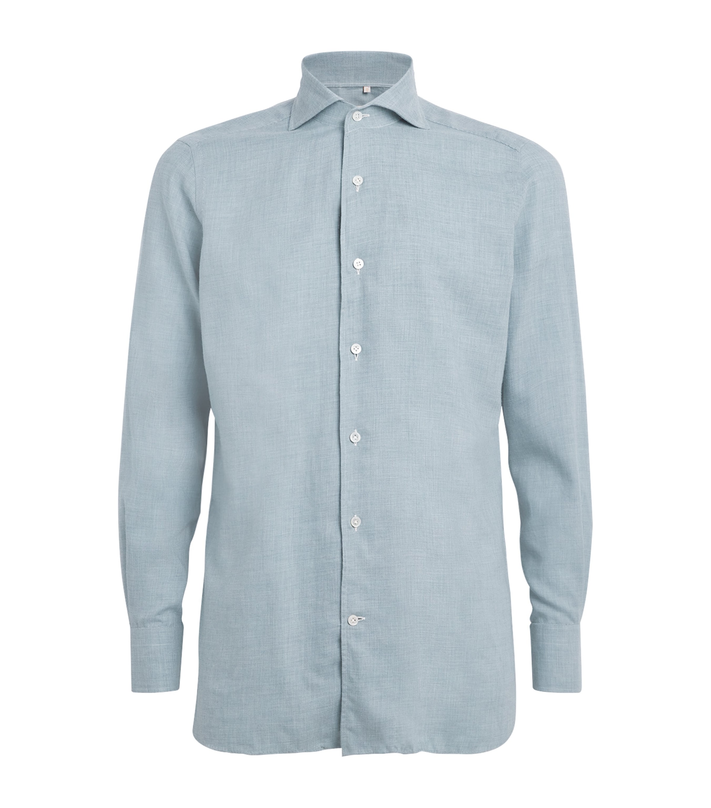 100HANDS Mens Cotton Flannel Shirt Ocean Grey