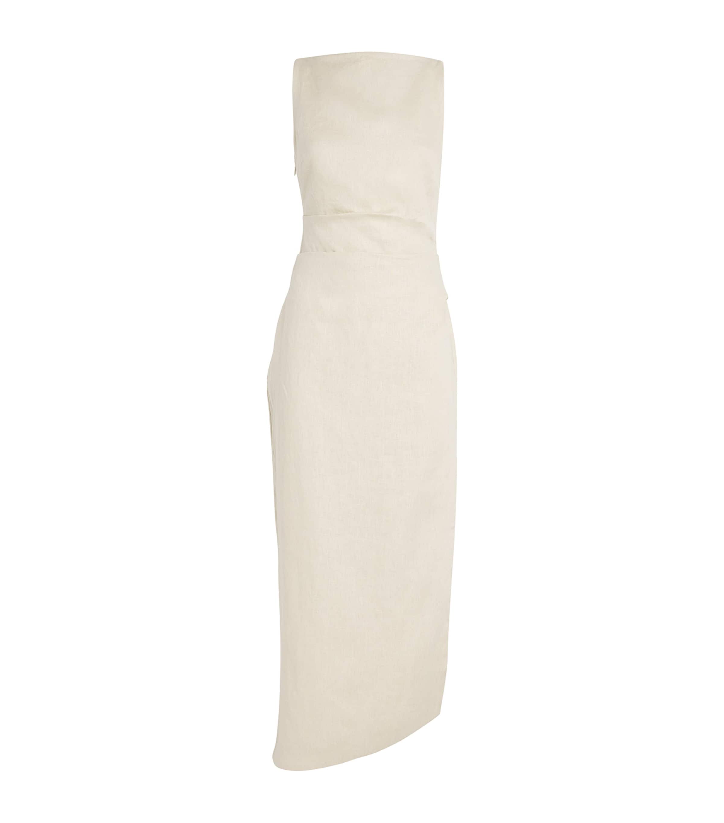 Linen Raquel Midi Dress