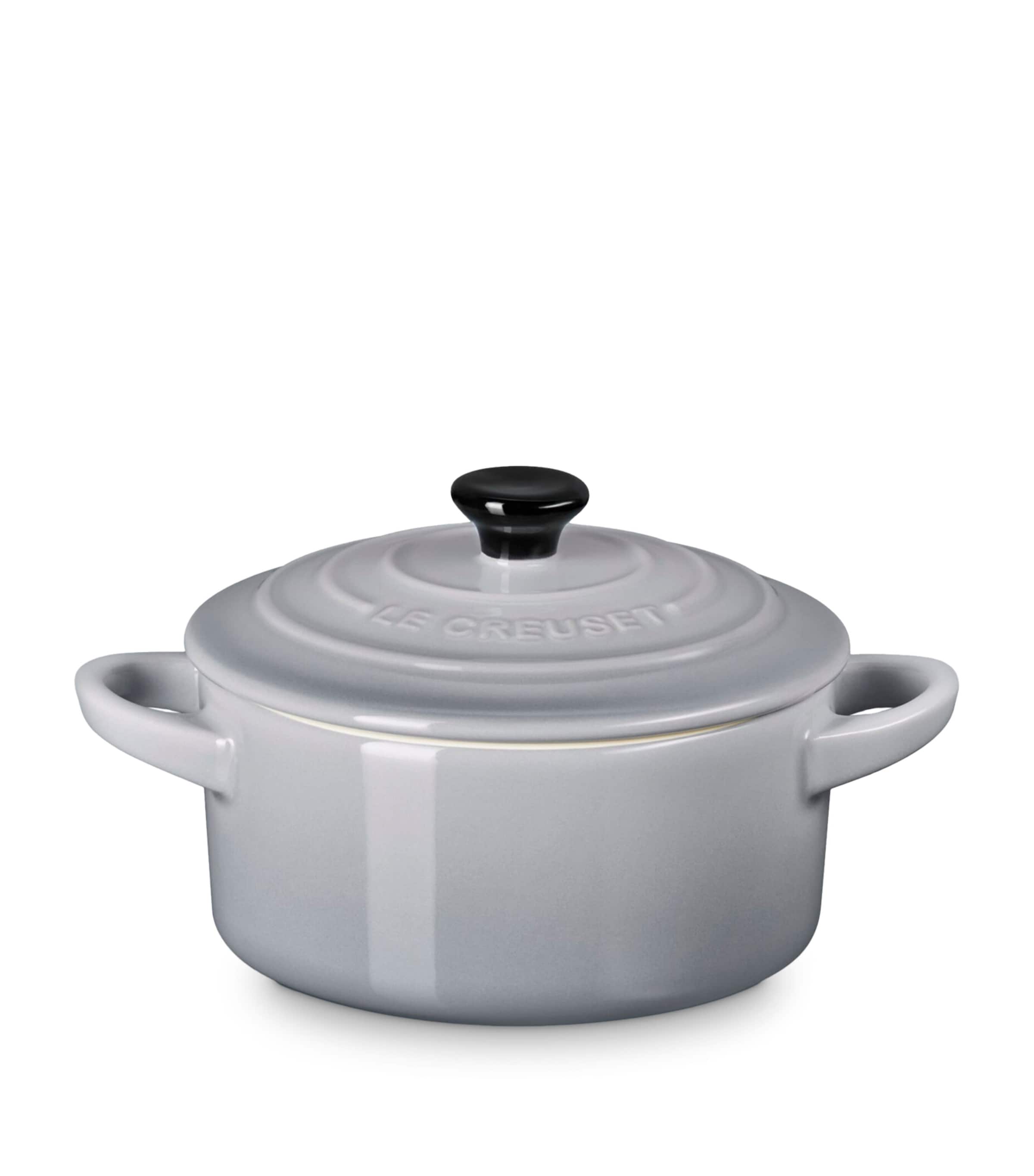 Le Creuset Petite Stoneware Casserole Dish (10cm) Blue