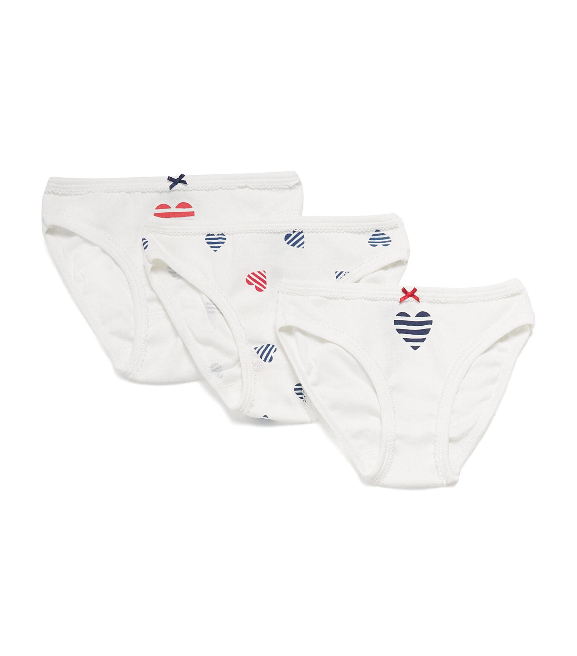 Set of 3 Cotton Briefs (6-12 Years)