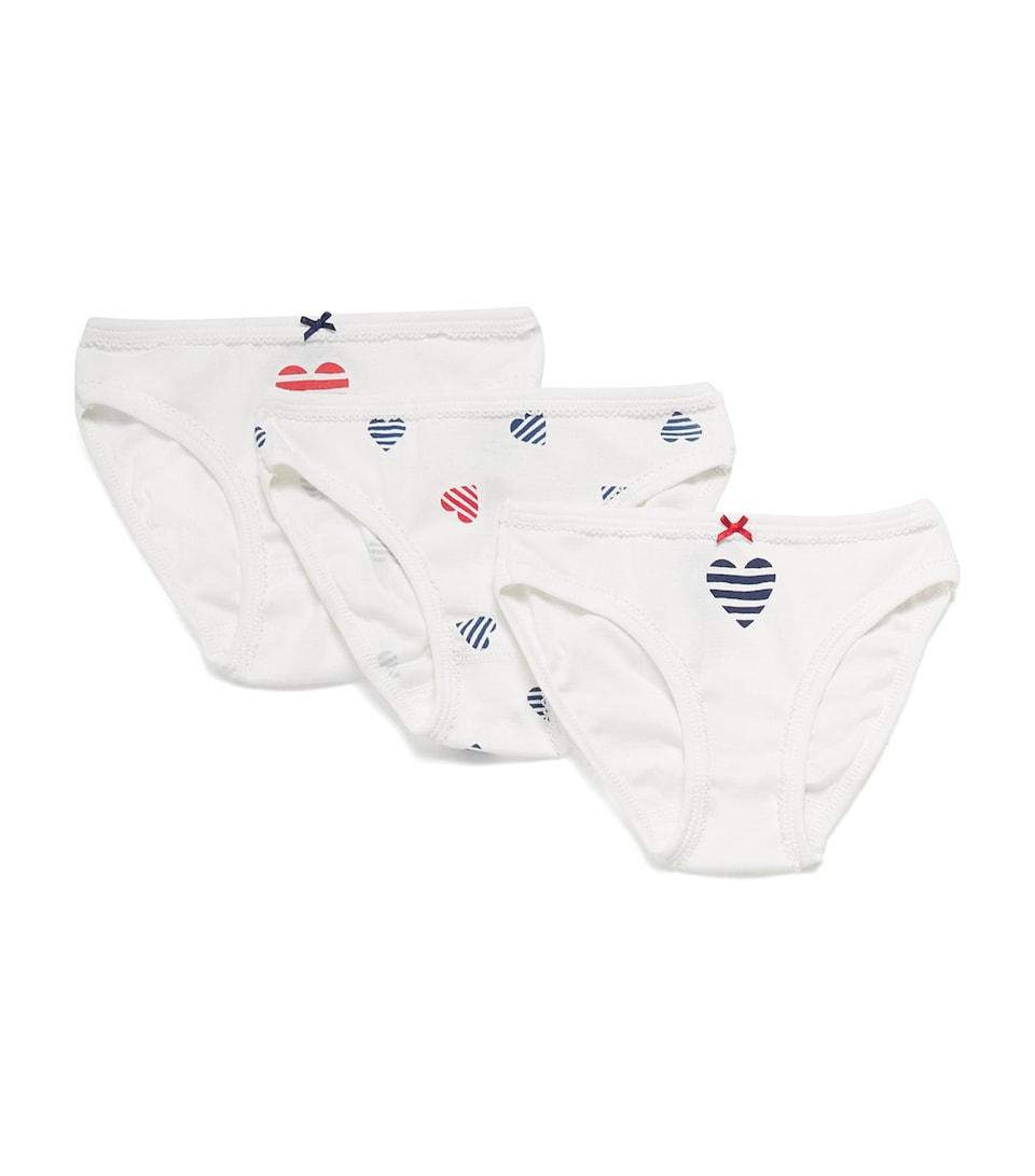 Set of 3 Cotton Briefs (6-12 Years)