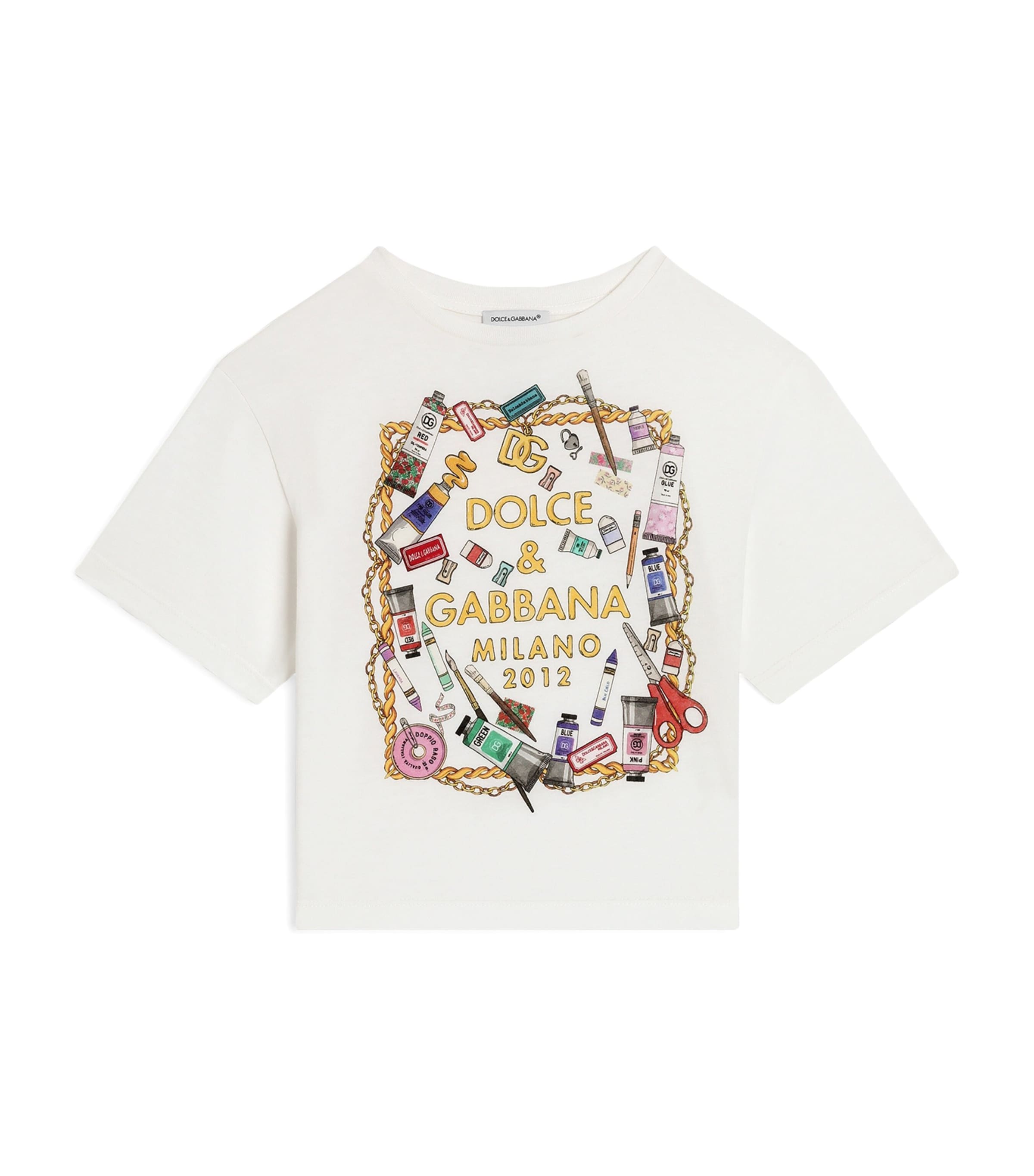 Dolce&Gabbana Kids Art Print T-Shirt (8-12 Years) Cancelleria F.