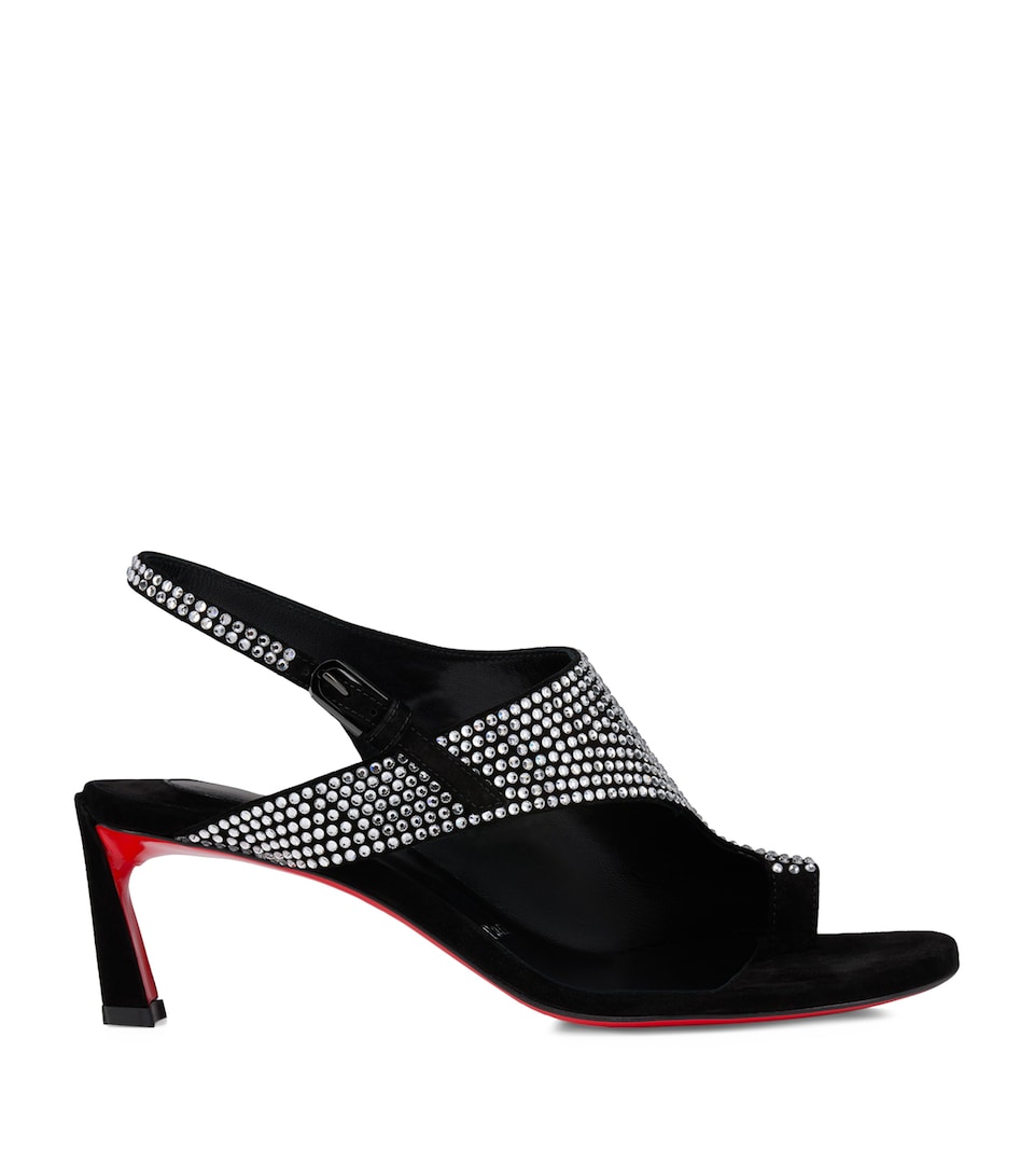 Viva Condora Embellished-Leather Sandals 55